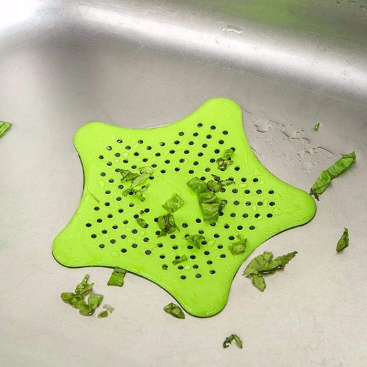 Star Drain Strainer: Catches Hair & Prevents Clogs (Kitchen/Bath)