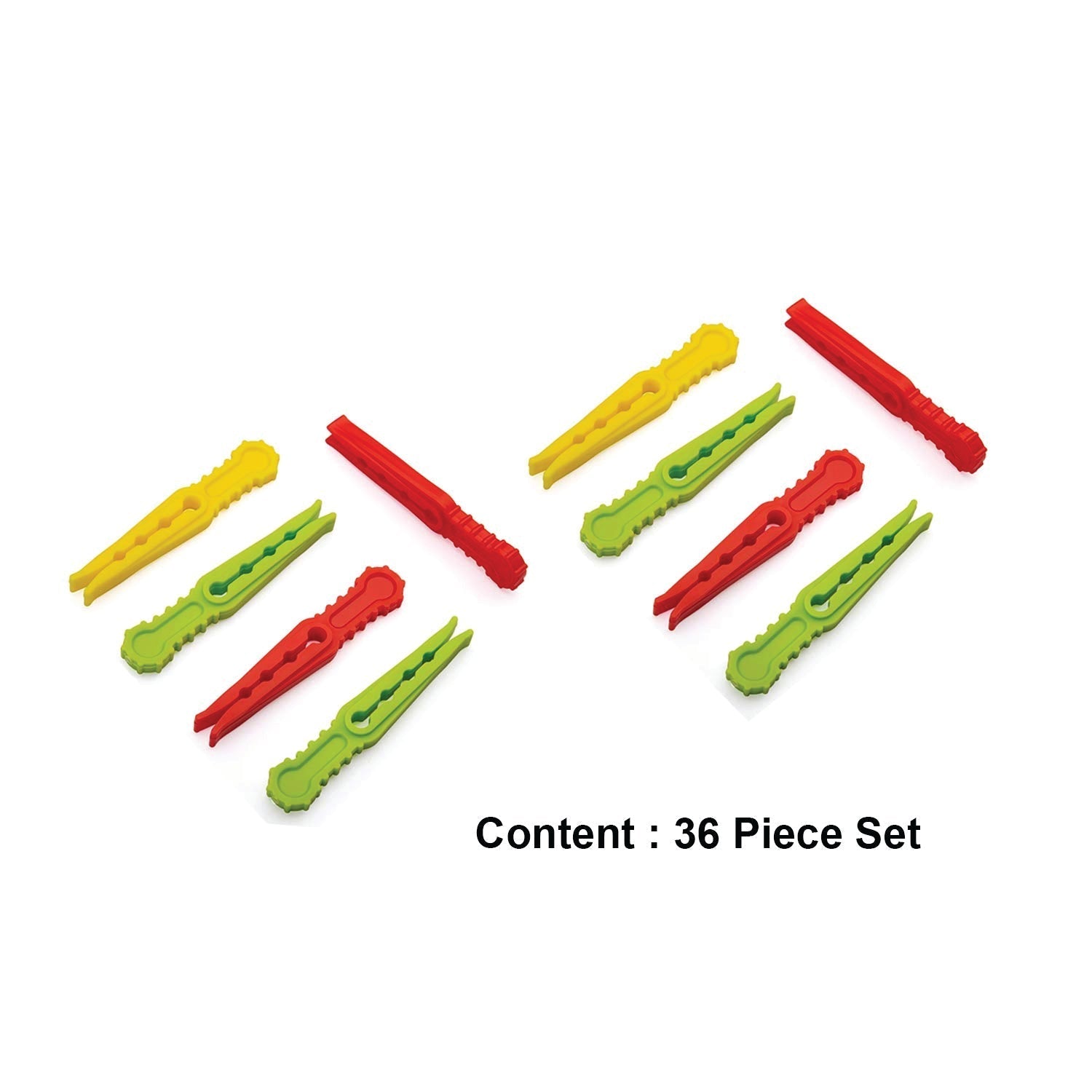 0335 Multipurpose Plastic Cloth Hanging Pegs/Clips - 36 pcs 