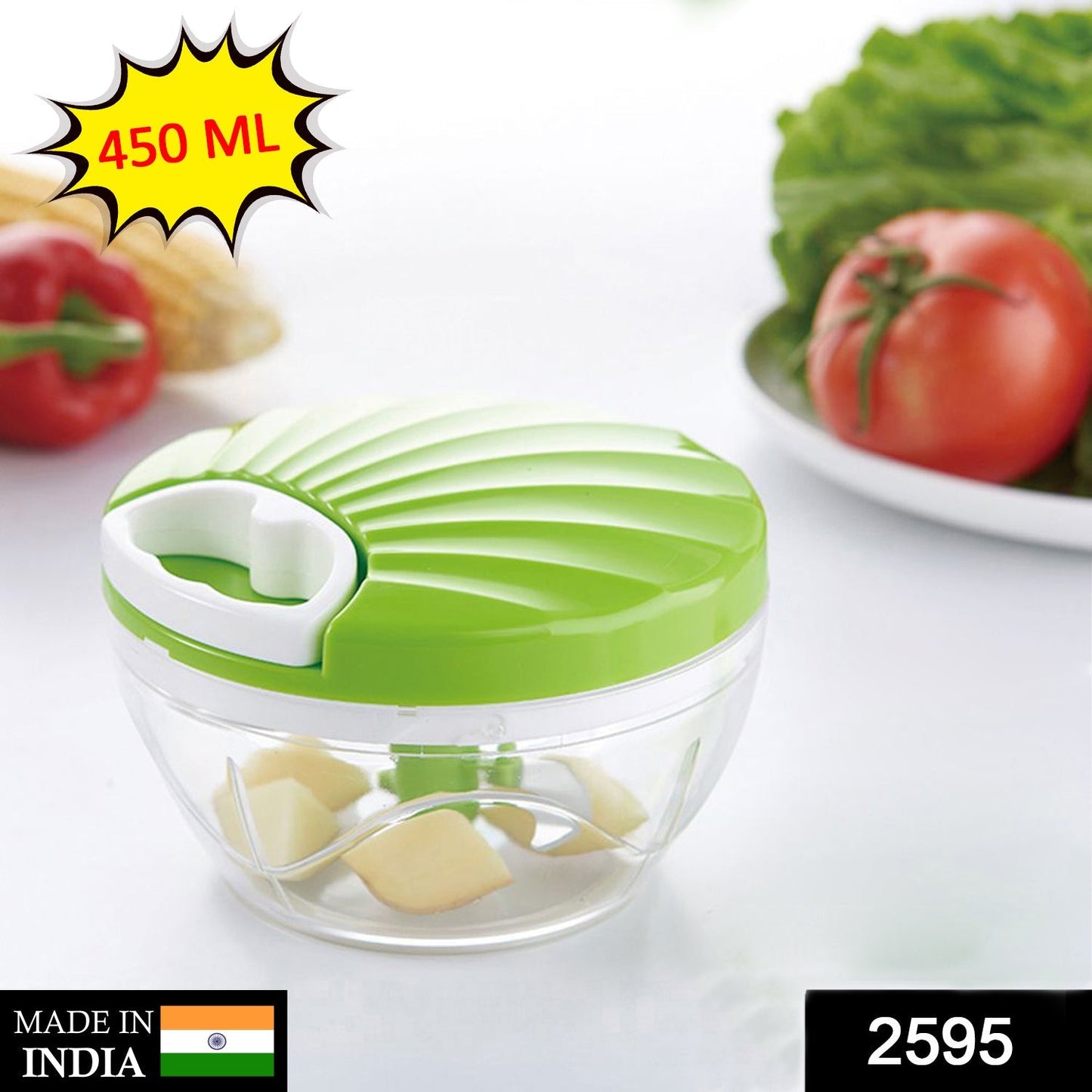 2595 2in1 Speedy Chopper With Easy to Chop Vegetable 