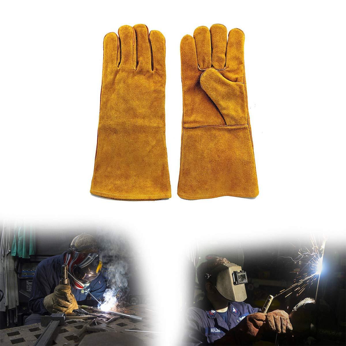 716 Protective Durable Heat Resistant Welding Gloves 