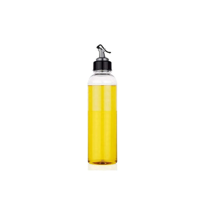 1ltr Plastic Oil Dispenser With Lid - Clear, Drip Free Spout, Controlled Use.