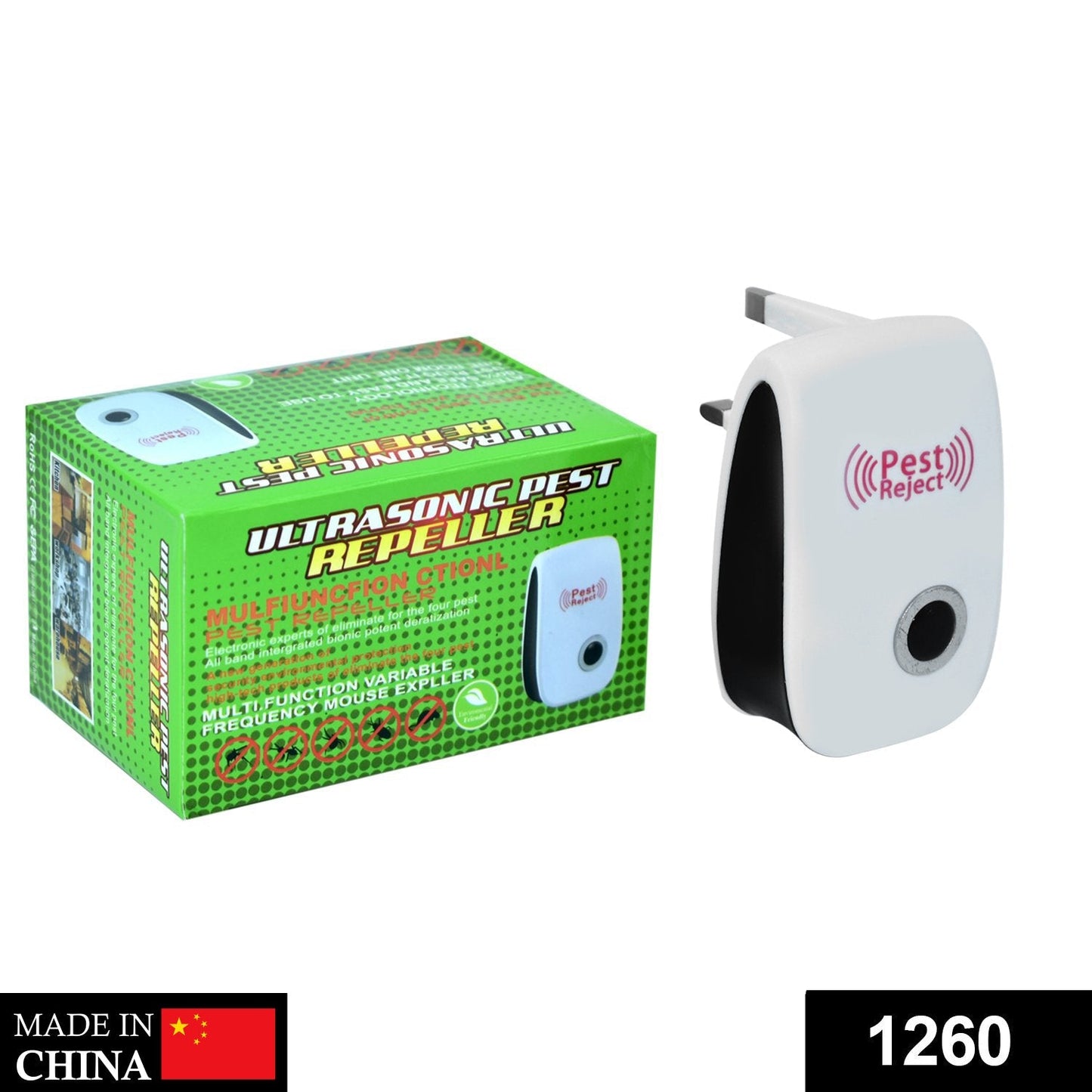 Ultrasonic Pest Repeller to Repel Rats, Cockroach, Mosquito, Home Pest & Rodent