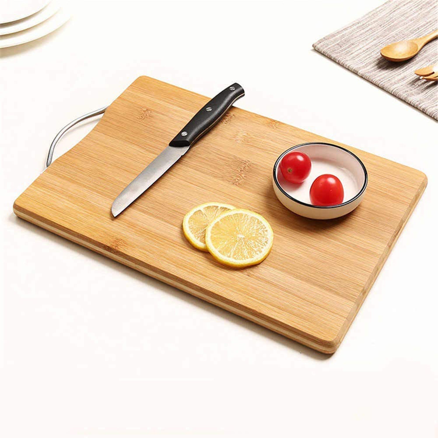 2920 Wooden Chopping / Cutting Board with Anti Skid Mat 