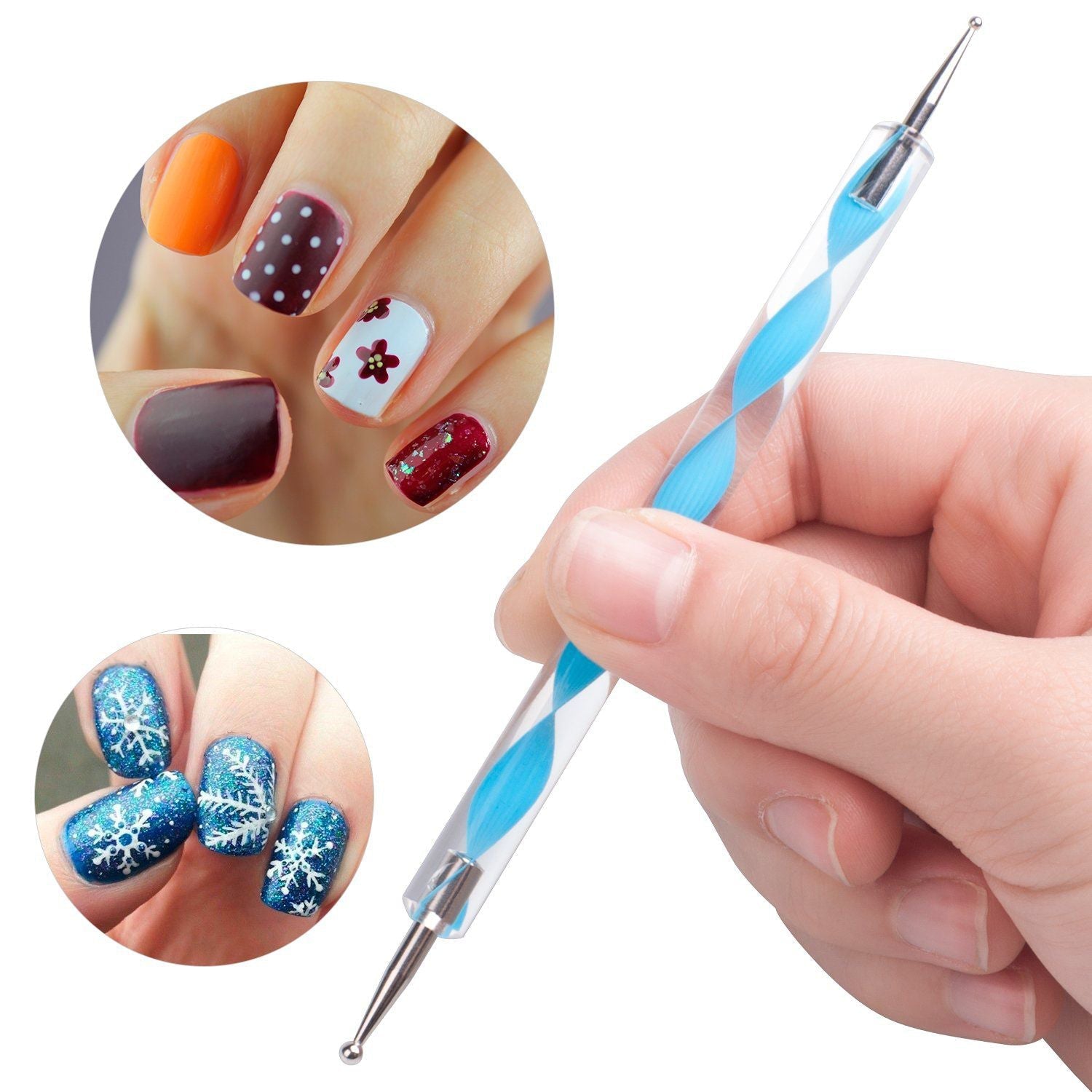 6020 Nail Art Point Pen and Set Used by Women’s and Ladies for Their Fashion Purposes. 