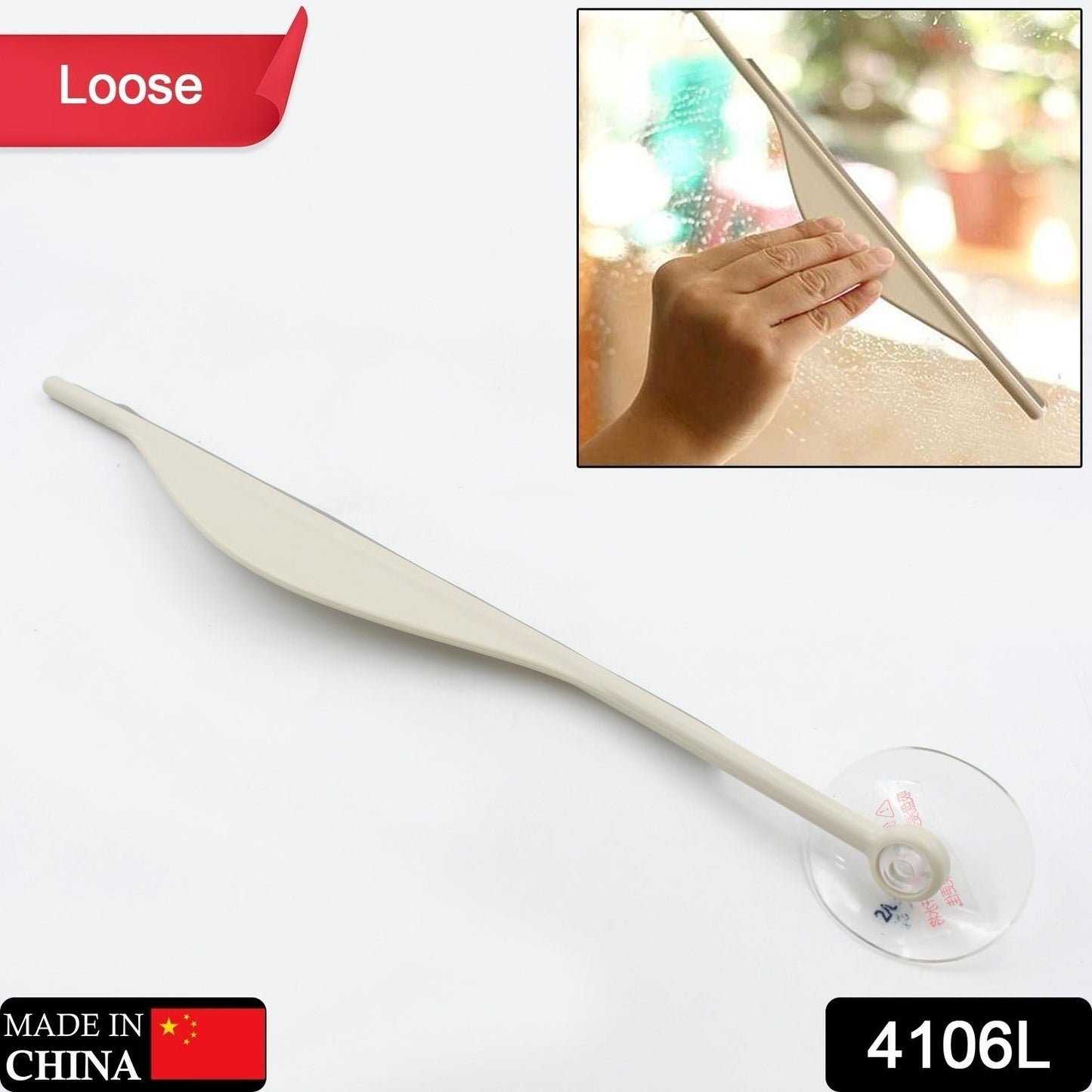 All-in-One Cleaner: Squeegee for Shower, Bathroom & Windows