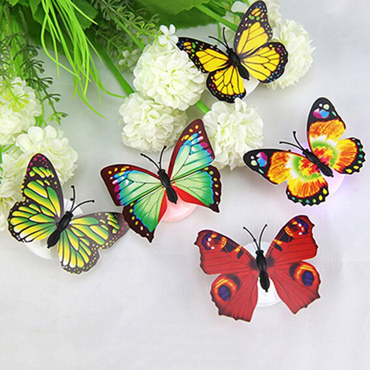 6278 The Butterfly 3D Night Lamp Comes with 3D Illusion Design Suitable for Drawing Room, Lobby. 