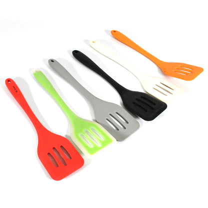 Multipurpose Silicone Spoon, Silicone Basting Spoon Non-Stick Kitchen Utensils Household Gadgets Heat-Resistant Non Stick Spoons Kitchen Cookware Items For Cooking and Baking (6 Pcs Set)