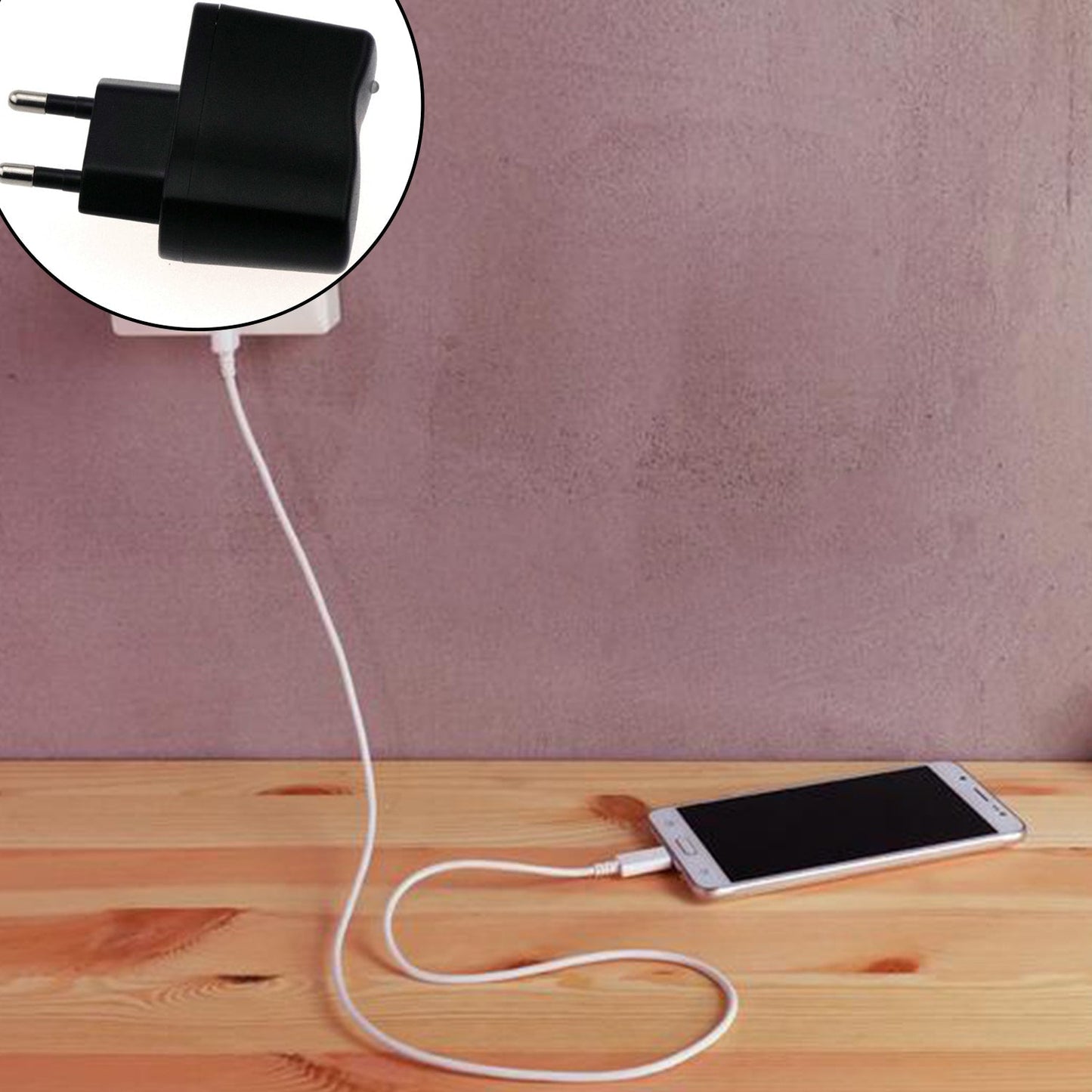 7424 USB Wall Charger for All iPhone, Android, Smart Phones 