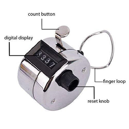 1550 4 Digits Hand Held Tally Counter Numbers Clicker 