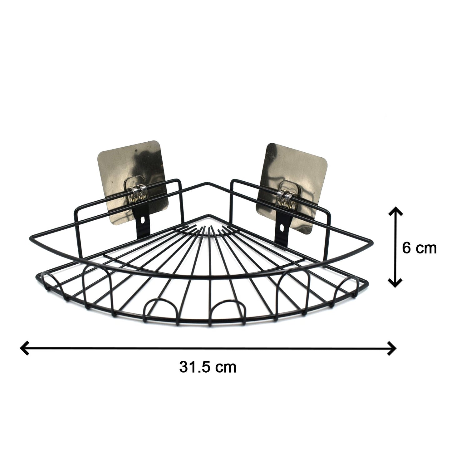 9010 1 Pc Shower Caddy Corner for holding and storing various household stuffs and items etc. 