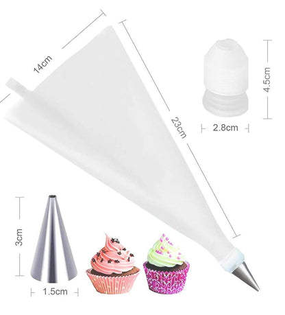 0836 12 Piece Cake Decorating Set of Measuring Cup Oil Basting Brush 