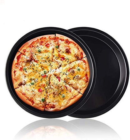 2208 Steel Non-Stick Round Plate Cake Pizza Tray Baking Mould 