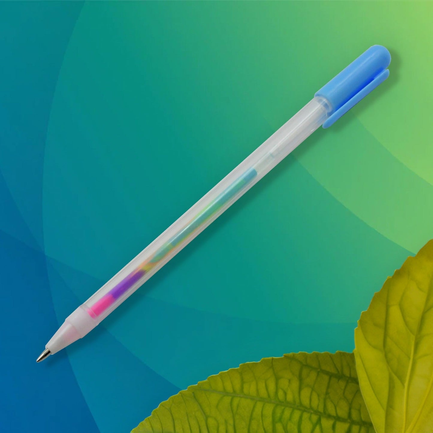 6-in-1 Color Change Pen Gel Pens Color Change Pen Rainbow Color Change Funky Pens, Gel Pen, coloring pen, Roller Ball Pens, School Office Supply Gift Stationery New Released Sturdy and Fashionable (1 Pc)