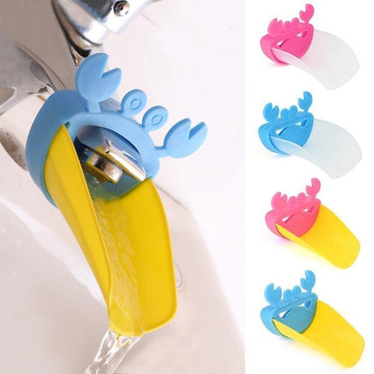 Faucet Extender | Easy Use for Hand Washing for Kids, Toddlers, Babies and Children |  Silicone Sink  Handle Extender | Fun Hand-Washing Solution | Cute Duck Mouth Design Wash Helper Bathroom Sink for Babies and Children (1 Pc)