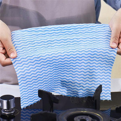 Non Wooven Fabric Disposable Handy Wipe Cleaning Cloth Roll (1Pc)