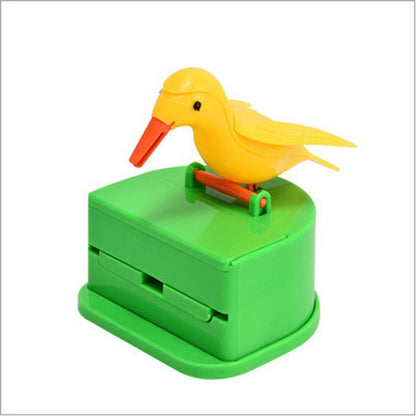 1180 Portable Automatic Bird Toothpick Storage Box 