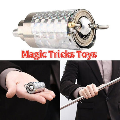 Magic Toy Metal High Elasticity Steel Silver Appearing Cane Magic Toy Magic Steel