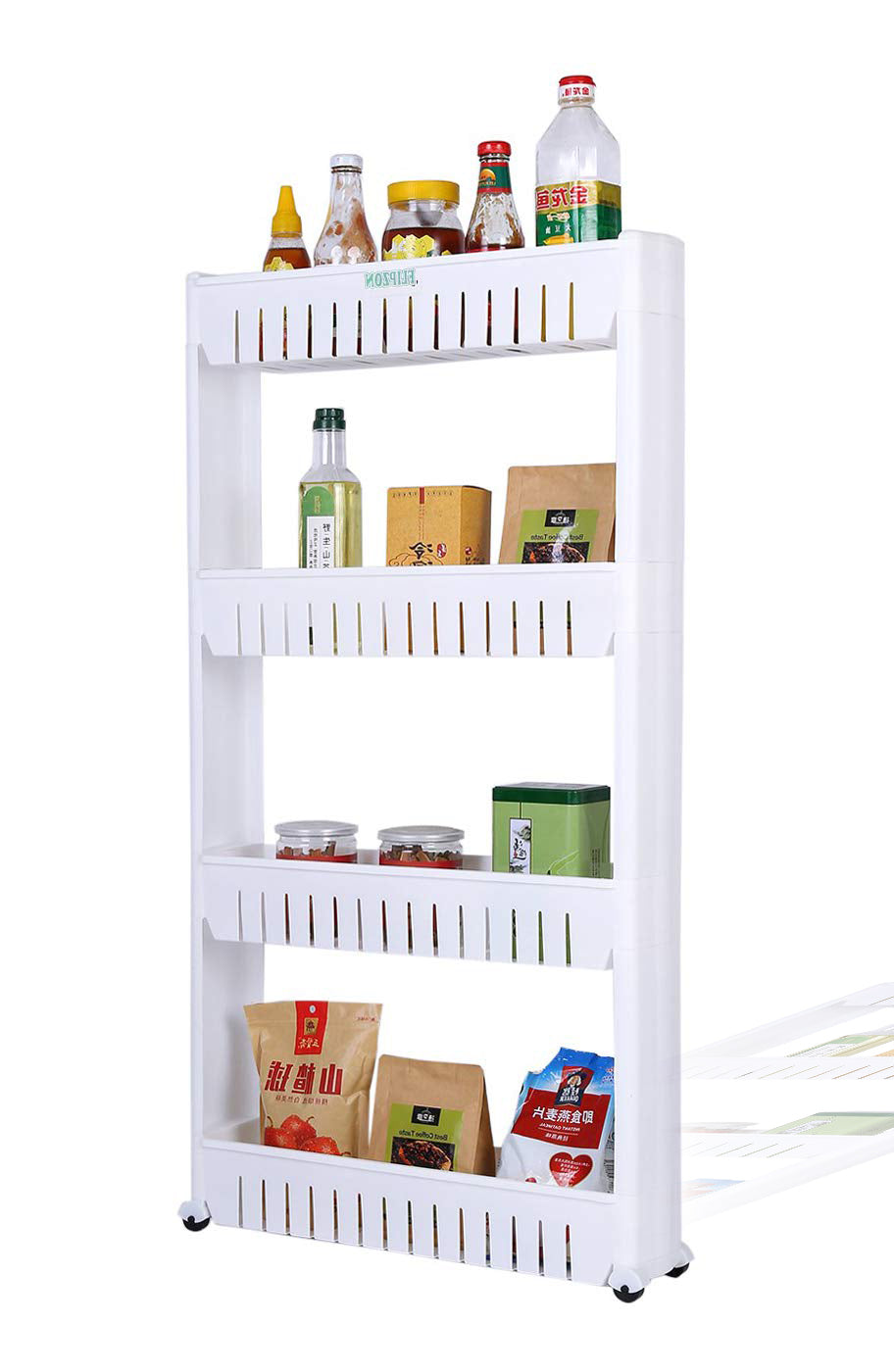 2120 Multipurpose 4 Layer Space Saving Storage Organizer Rack Shelf 