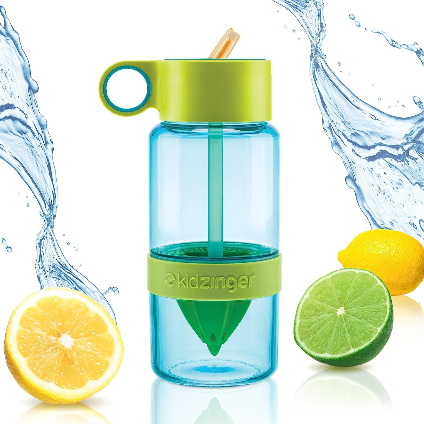 Sports Duo Citrus Kid Zinger Juice Water Bottle with Juice Maker Infuser Bottle (630ml)