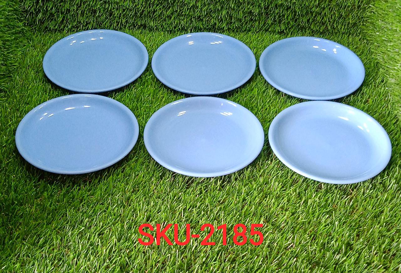 2185 Round Shaped Mini Soup Plates/Dishes - 6 pcs 