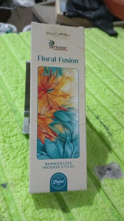 Floral Fusion Premium Incense Sticks / Agarbatti (100 Gm / With Stand For Stick)