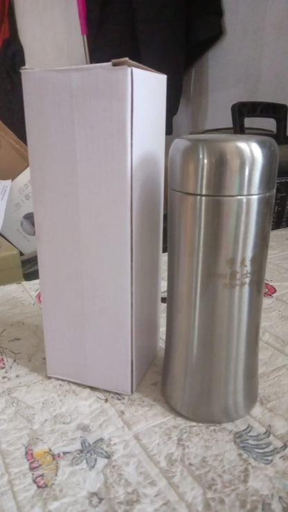 Stainless Steel Water Bottle Leak Proof, Rust Proof, Hot & Cold Drinks, Gym Sipper BPA Free Food Grade Quality, Steel fridge Bottle For office / Gym / School (300 Ml Approx)