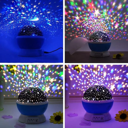 1234 Colour Changing Good Night Star Master Rotating Projection Night Lamp 