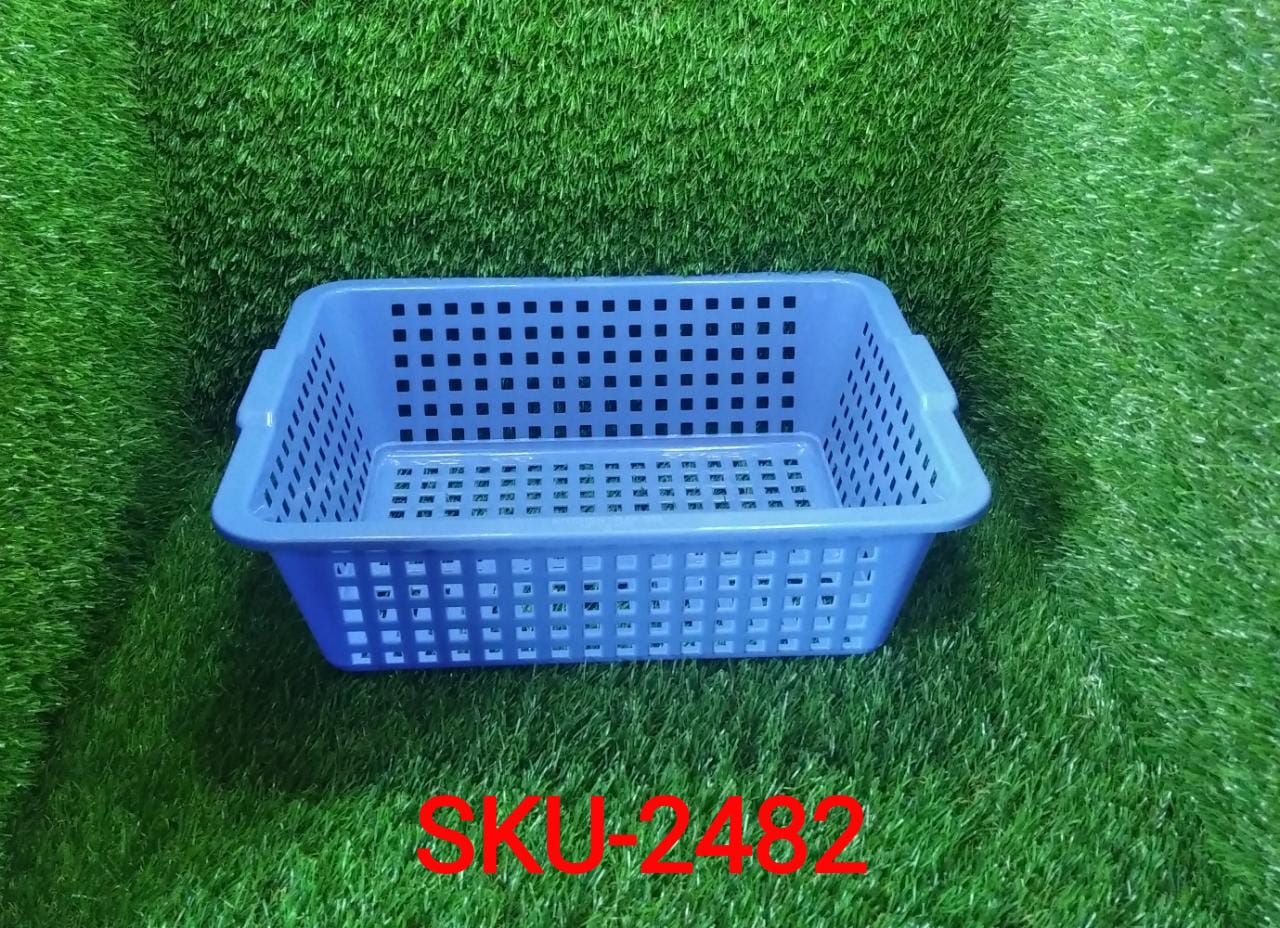 2482 Plastic Medium Size Cane Fruit Baskets 