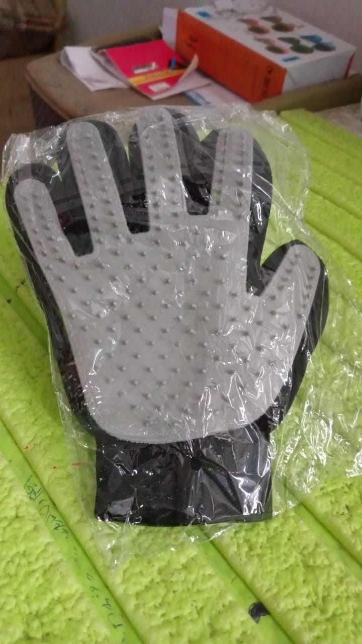 Grey Gloves, Gloves Bathing Tool (1 Pc)