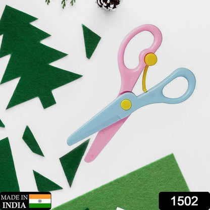 1502 Plastic Safety Scissor, Pre-School Training Scissors.