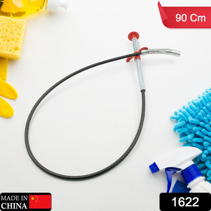 Drain Block Remover (90cm): Cleaning Tool for Pipes, Clogged Drains