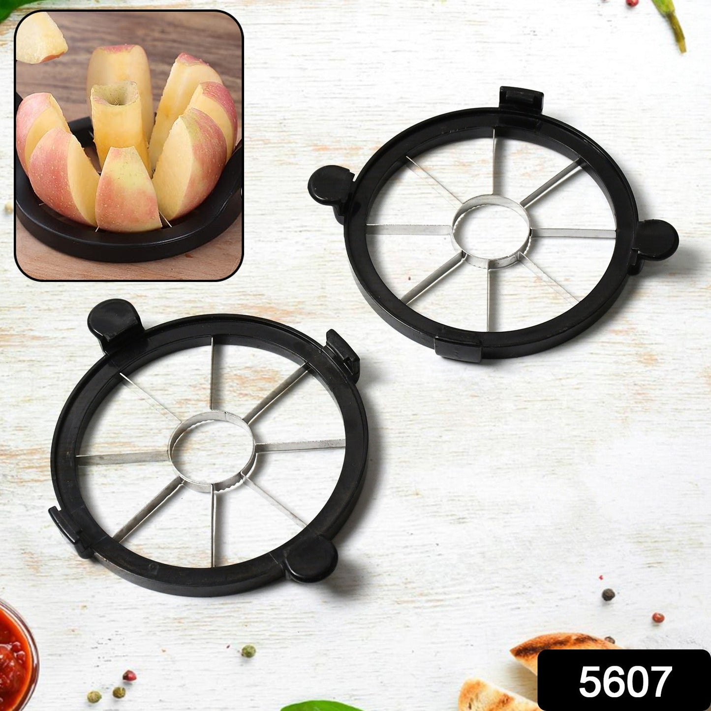 Stainless Steel 8 Blades Apple Slicer Corer Fruit Cutter and Divider Fruit Tool