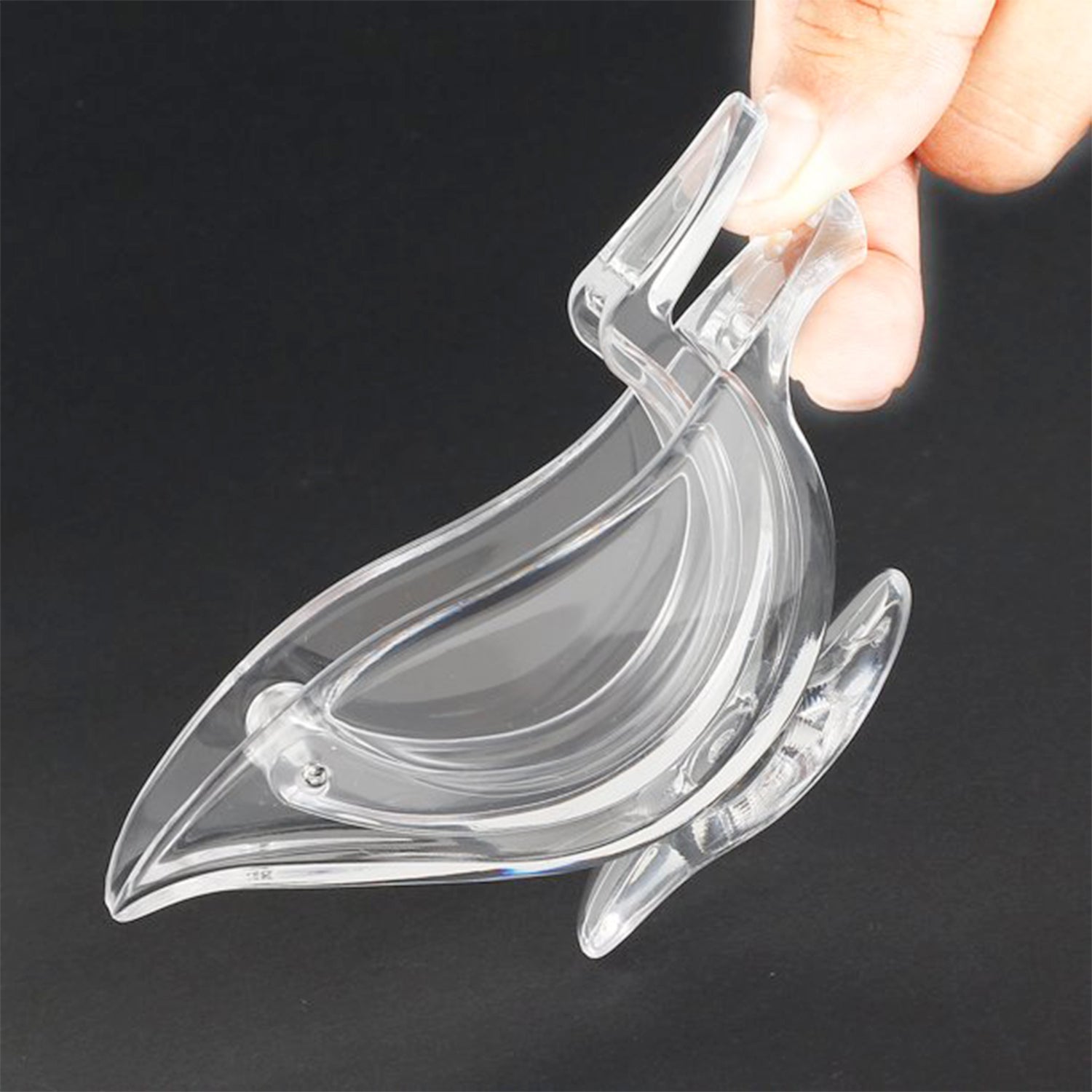 5345 Manual Lemon Slice Squeezer, Portable Transparent Fruit Juicer, Orange Citrus Manual Bird Shape Hand Juicer for Orange Lemon Lime,for Kitchen (Card Packing) 