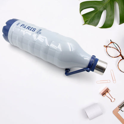 Insulated Water Bottle (2200ml): Leakproof, BPA-Free, Handle & Strap (Sports)